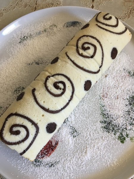 Красивые бисквитные рулеты