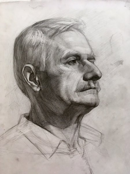 Академический карандашный портрет