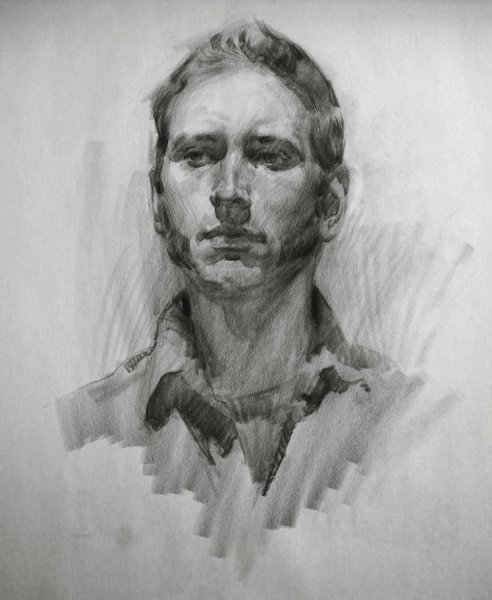 Академический портрет студентов Репинки