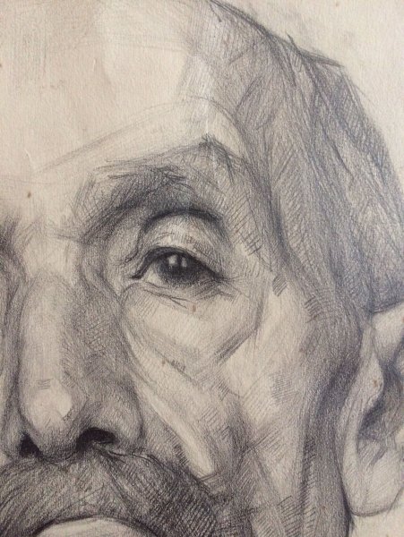 Академия Репина автопортрет