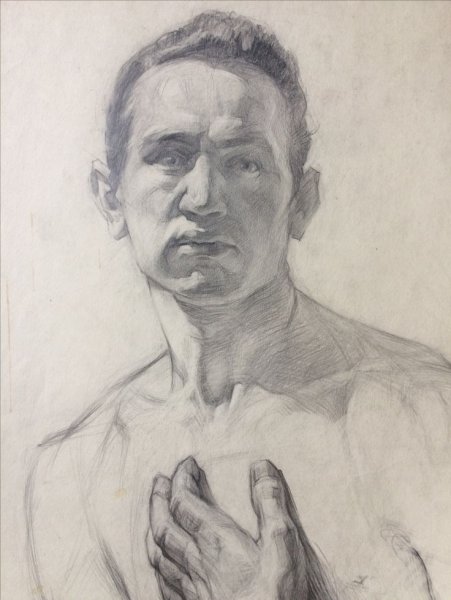 Академический рисунок портрет