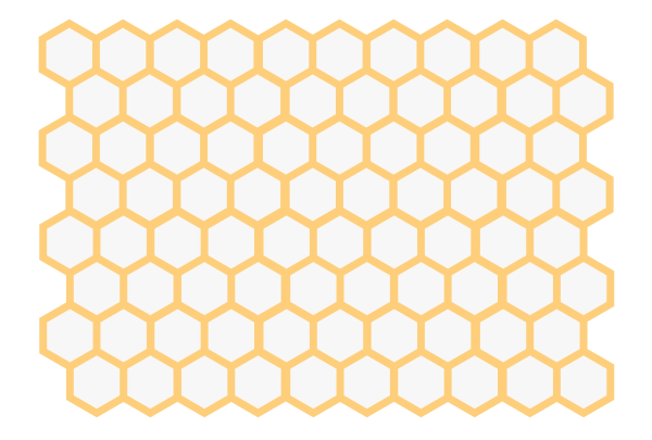 Узор пчелиные соты