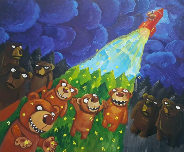 Вася Ложкин картины