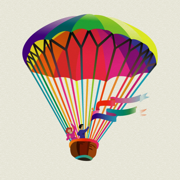 Парашютист арт