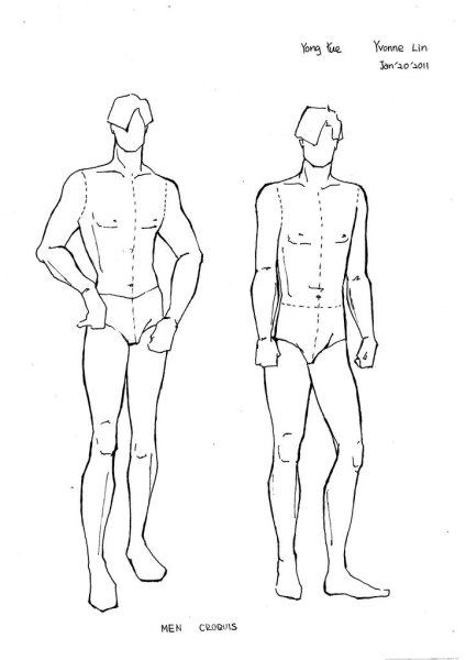Натура для рисования человек