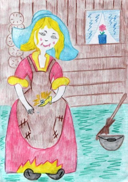 Рисунок к сказке Золушка