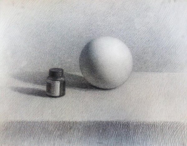 Шар Светотень сбоку