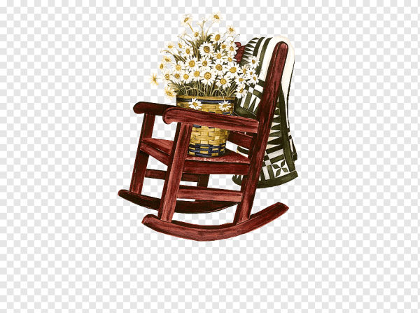 Кресло качалка иллюстрация