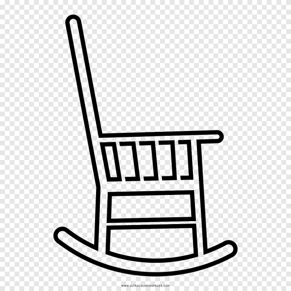 Кресло качалка нарисовать