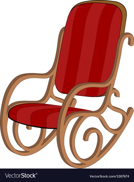 Кресло качалка нарисовать