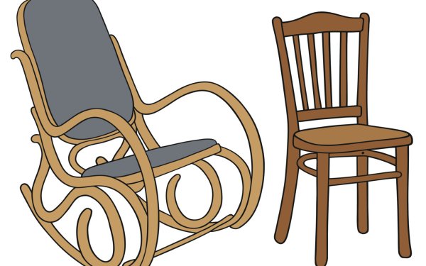 Кресло качалка нарисовать