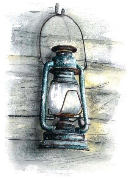 Керосиновый фонарь вектор