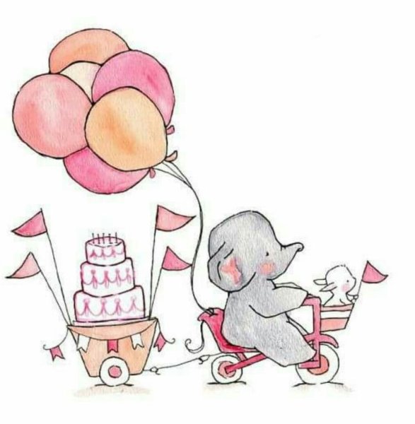 Рисунок торта для срисовки