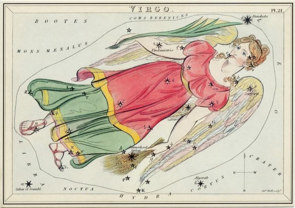 Дева Созвездие схема