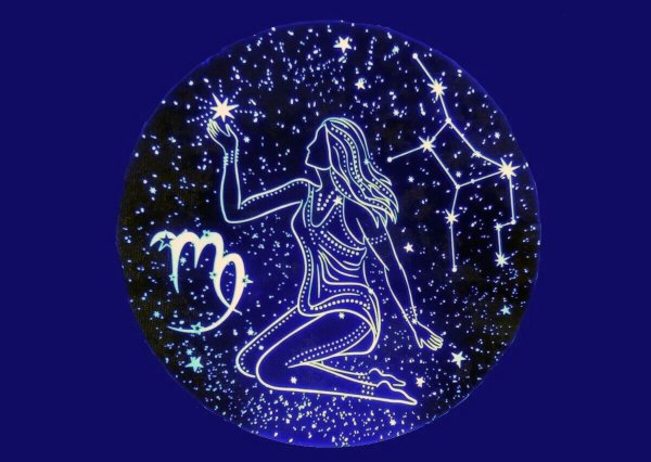 Созвездие Девы контур