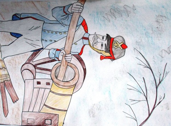 Бородино рисунок