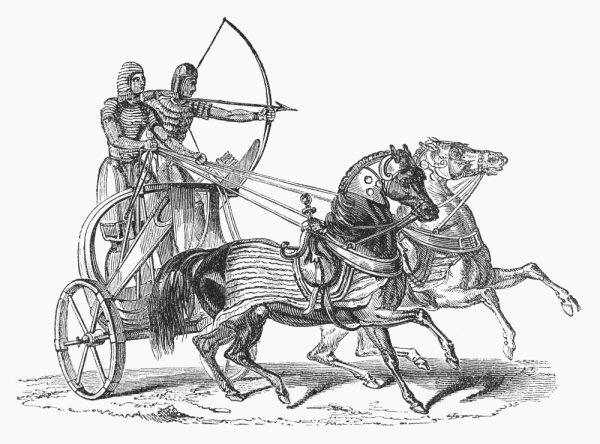 Боевая колесница в древнем Египте