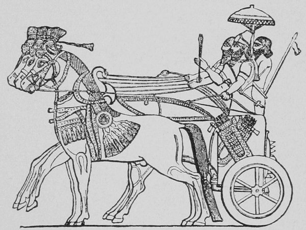 Боевая колесница в древнем Египте