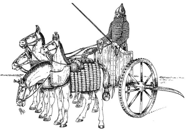 Колесница египтян древнего Египта