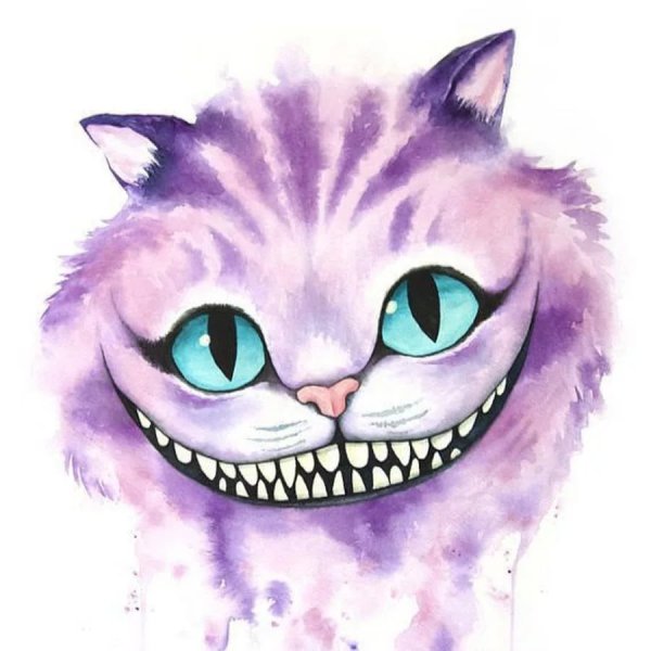 Алмазная мозаика Чеширский кот