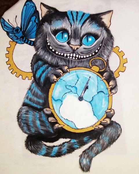 Алиса и кот Чешир в стране чудес