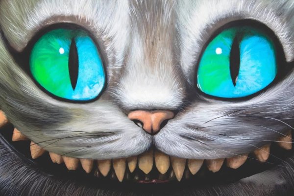 Глаза кота из Алисы в стране чудес
