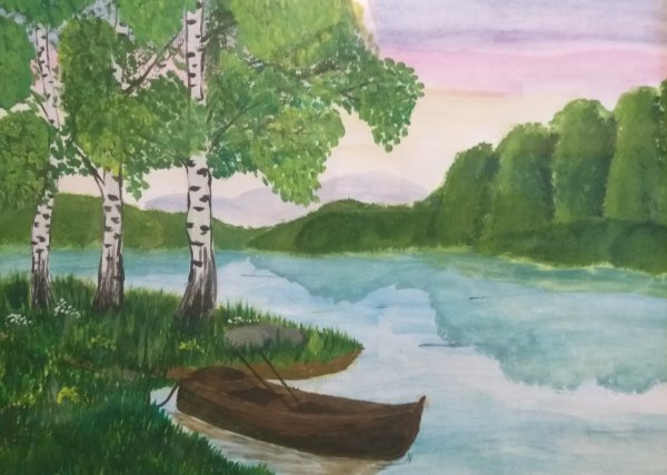 Русский пейзаж легкий