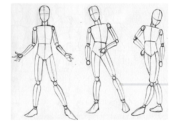 Фигура человека для рисования