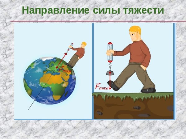 Направление силы тяжести