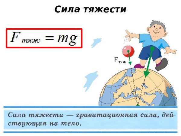 Сила тяжести физика