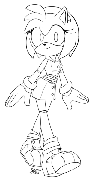 Срисовка Соника