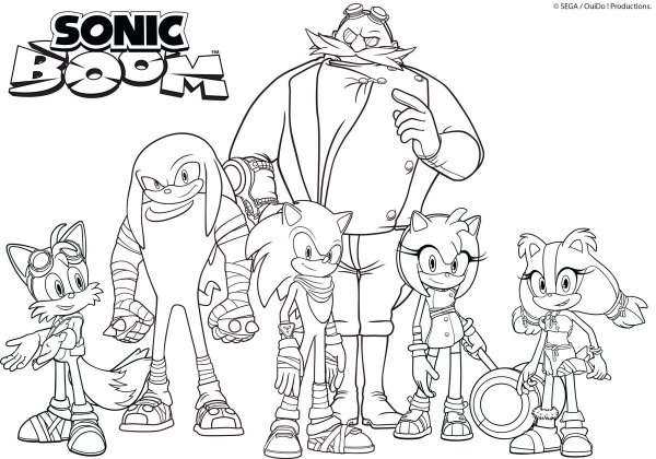 Соник красками