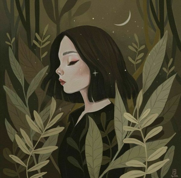 Девушка арт Эстетика