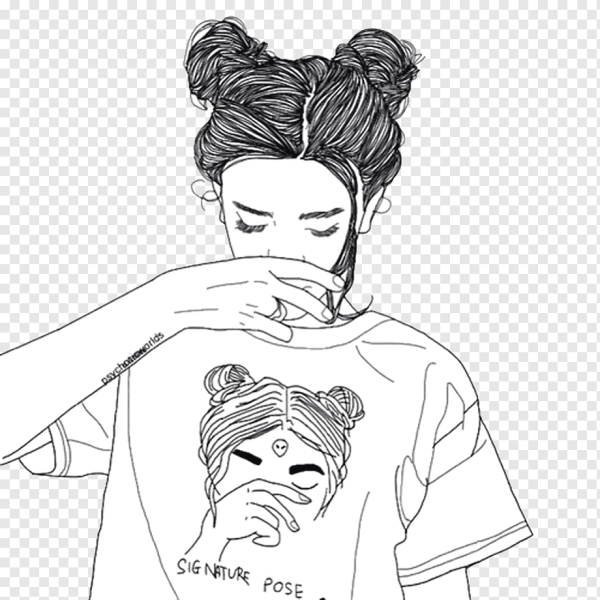 Милые рисунки для срисовки чб