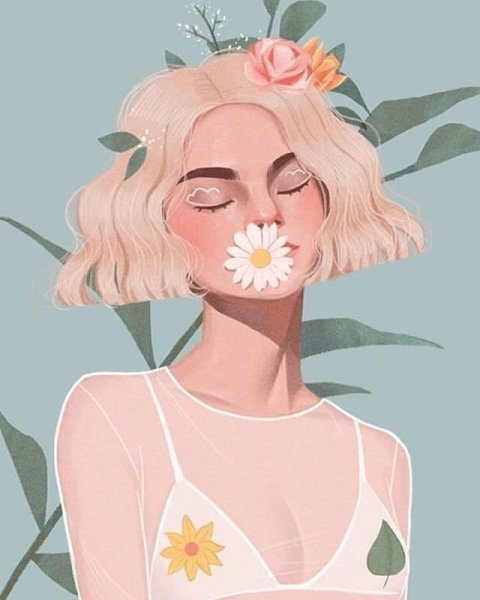 Нарисовать девушку Эстетика