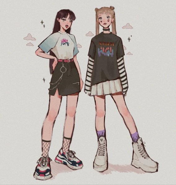 Рисунки в стиле инди КИД