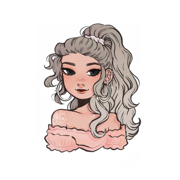 Стикеры для девочек для срисовки