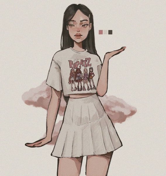 Стиль рисования девушек 2020