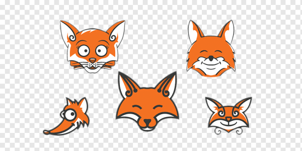 Нарисовать мордочку лисички