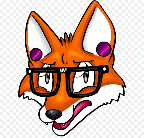 Мордочка лисички мультяшная