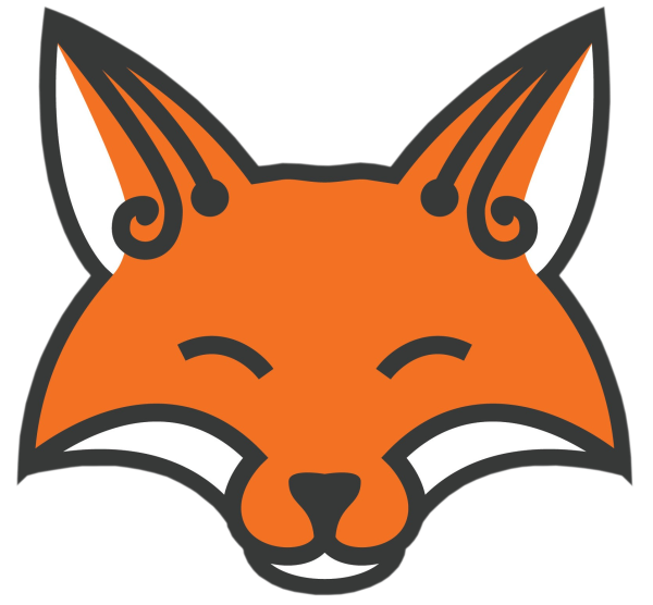 Мордочка лисы логотип