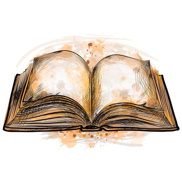 Изображение раскрытой книги