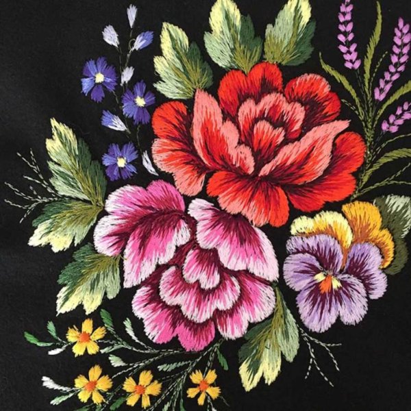 Рисунки для вышивки гладью несложные