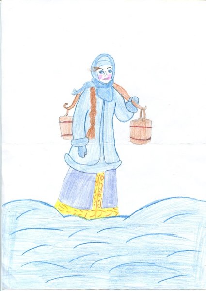 Лицо Снегурочки