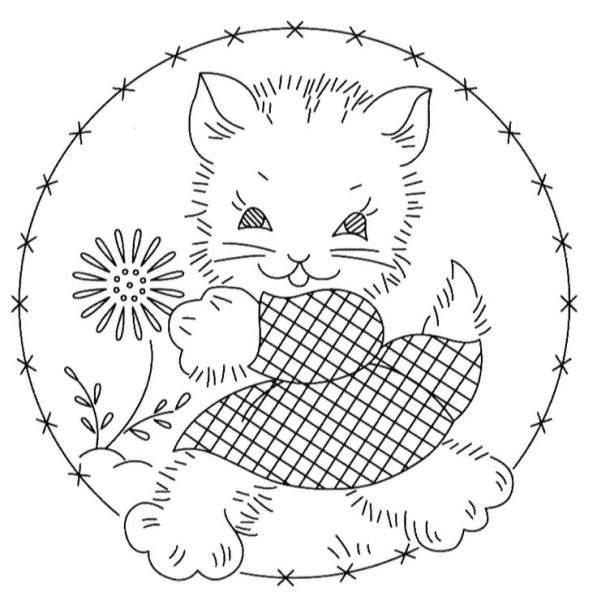 Эскиз вышивки рисунок