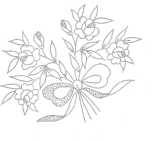 Вышивка гладью схемы