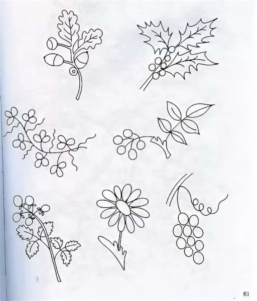 Трафареты для вышивки
