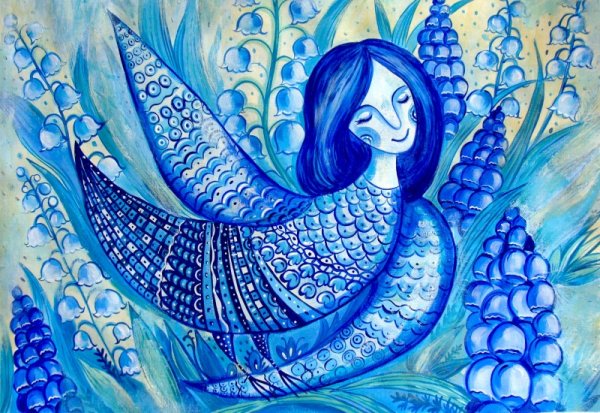 Синяя птица счастья Сирин