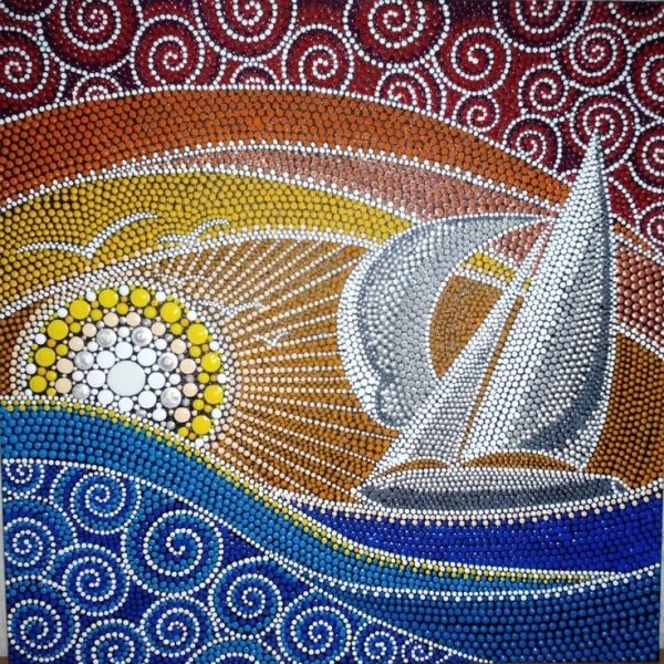 Трафарет для вышивки бисером на ткани