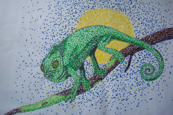 Пуантилизм точечная роспись